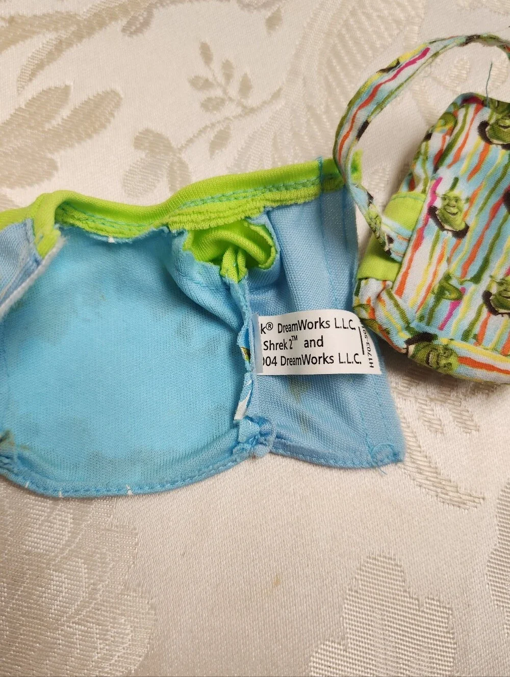 Barbie Shrek Shirt And Backpack DreamWorks 2004 Rare